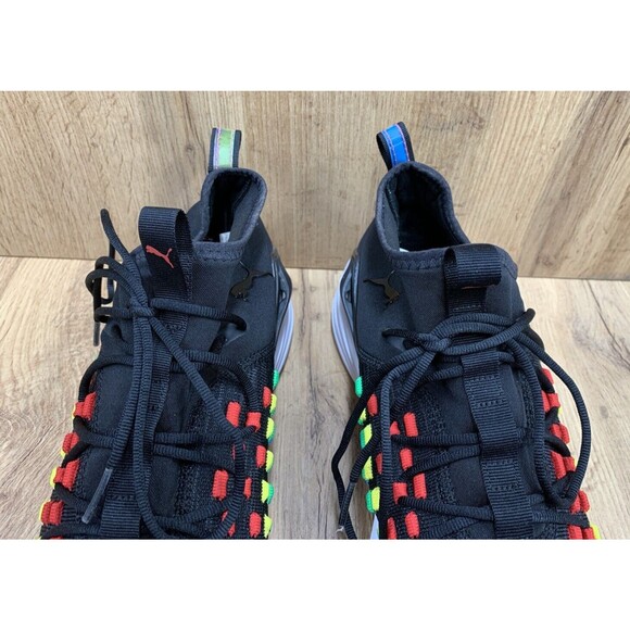 Puma Mantra Heat Map Training Sneaker Shoes Mens Size US 13 Black Running Joggin - Picture 8 of 15